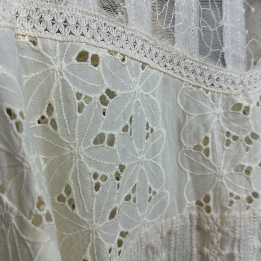NWOT Miss Me Mixed Crochet Shirt Sz S - Picture 12 of 16
